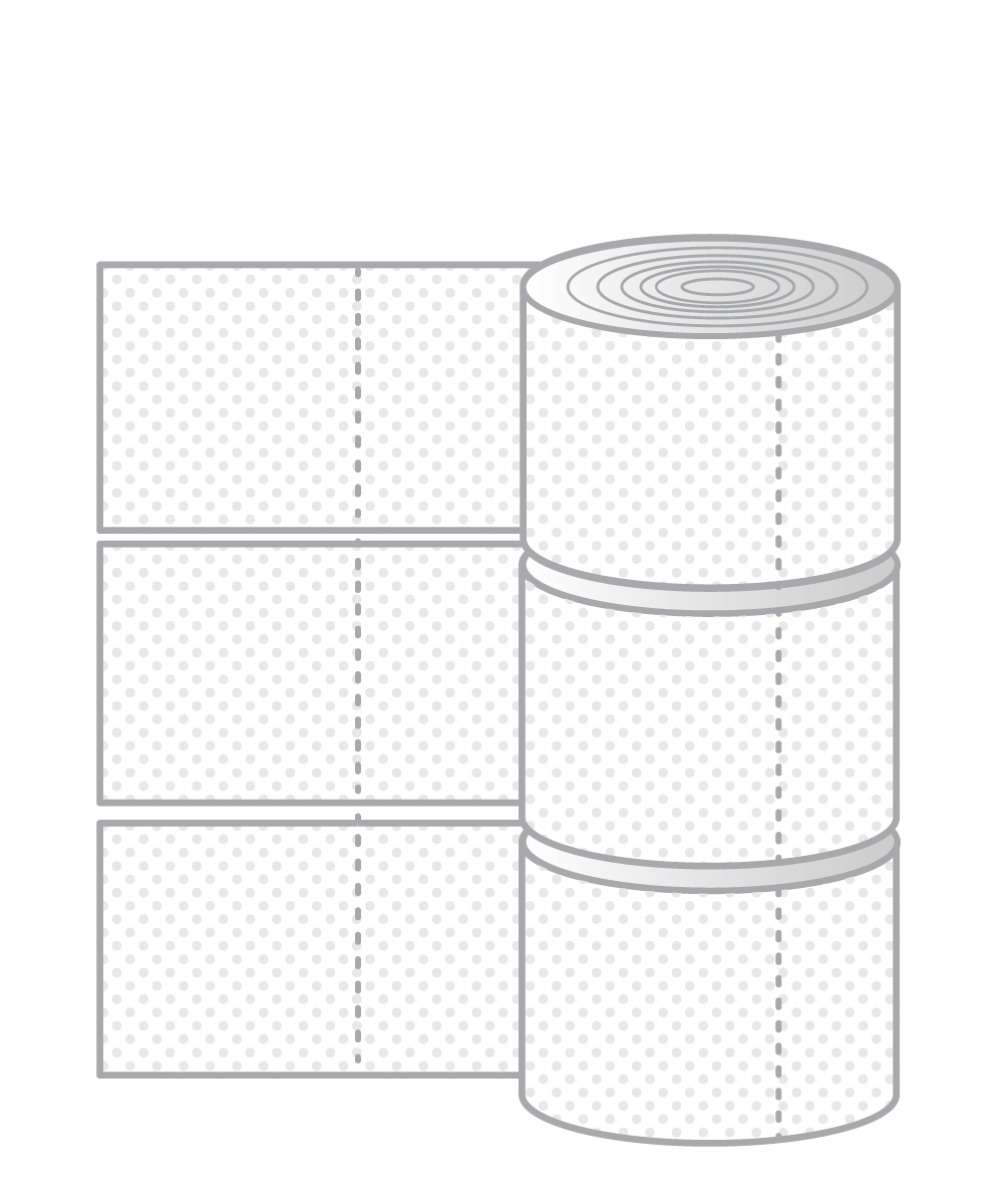 Sancell Slit or perforated rolls