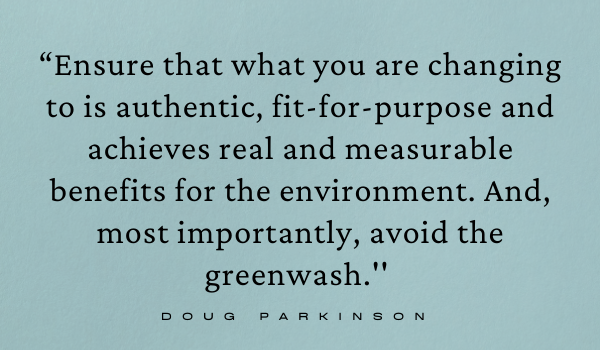 Quote from Doug Parkinson